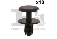 Clip, decorative/protective strip