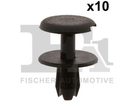 Clip, decorative/protective strip