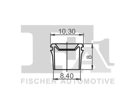 Clip, decorative/protective strip, Image 2