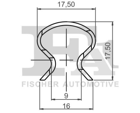 Clip, decorative/protective strip, Image 2