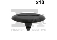 Clip, decorative/protective strip