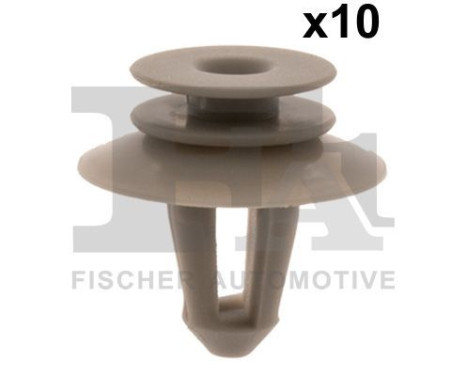 Clip, decorative/protective strip