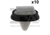 Clip, decorative/protective strip