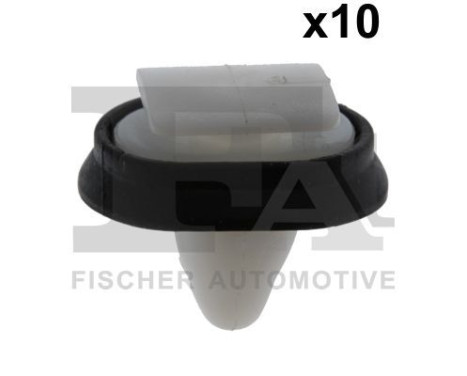 Clip, decorative/protective strip