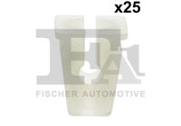 Clip, decorative/protective strip