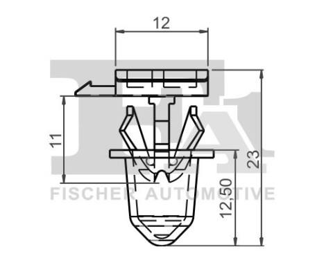 Clip, decorative/protective strip