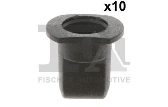 Clip, decorative/protective strip