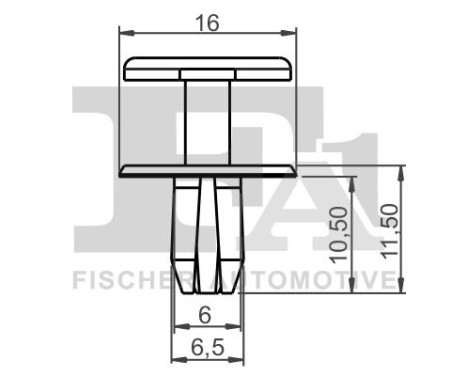 Clip, decorative/protective strip