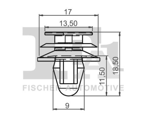 Clip, decorative/protective strip