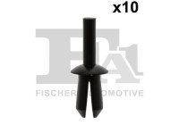 Clip, decorative/protective strip