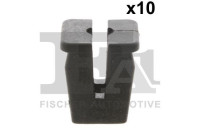 Clip, decorative/protective strip