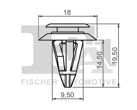 Clip, decorative/protective strip
