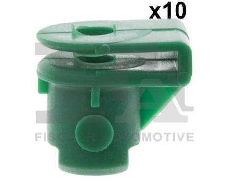 Clip, decorative/protective strip