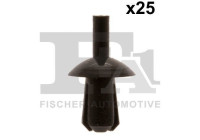 Clip, decorative/protective strip