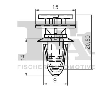 Clip, decorative/protective strip