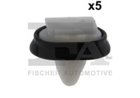 Clip, decorative/protective strip