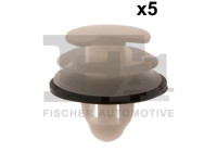 Clip, decorative/protective strip