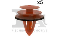 Clip, decorative/protective strip