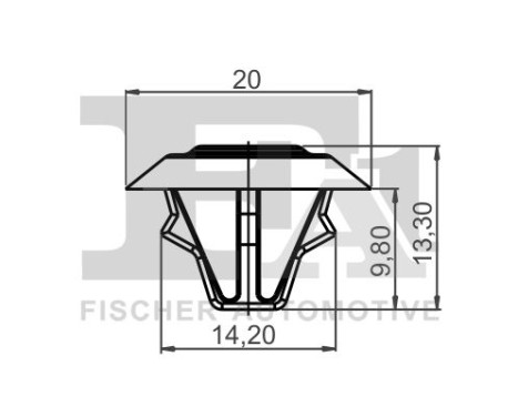 Clip, decorative/protective strip