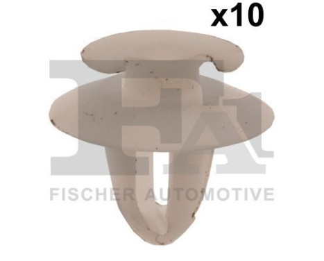 Clip, decorative/protective strip