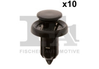 Clip, decorative/protective strip