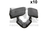 Clip, decorative/protective strip