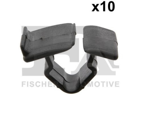 Clip, decorative/protective strip