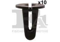 Clip, decorative/protective strip