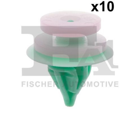 Clip, decorative/protective strip