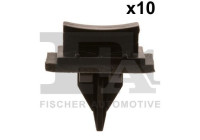 Clip, decorative/protective strip