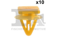 Clip, decorative/protective strip