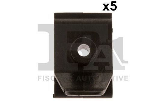 Clip, decorative/protective strip