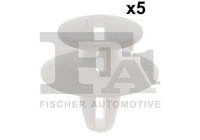 Clip, decorative/protective strip