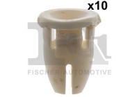 Clip, decorative/protective strip