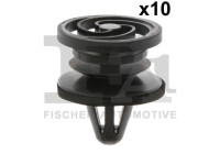 Clip, decorative/protective strip