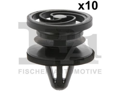 Clip, decorative/protective strip