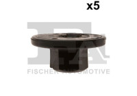 Clip, decorative/protective strip