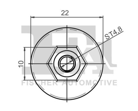 Clip, decorative/protective strip