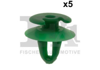 Clip, decorative/protective strip