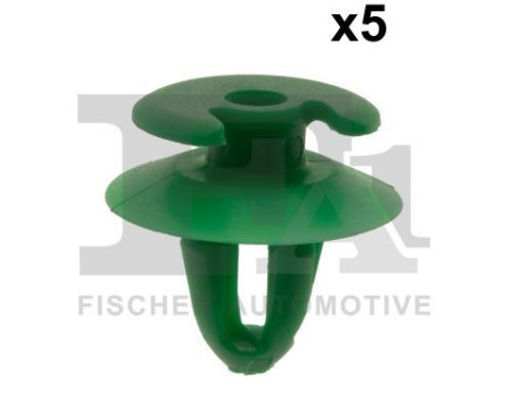 Clip, decorative/protective strip