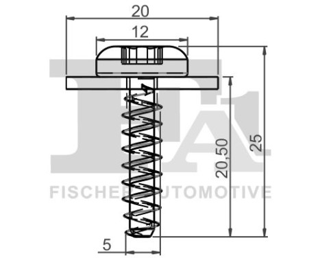 Clip, decorative/protective strip