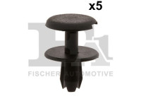 Clip, decorative/protective strip