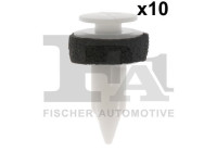 Clip, decorative/protective strip