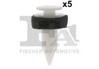 Clip, decorative/protective strip