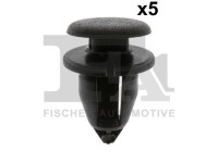 Clip, decorative/protective strip