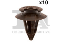 Clip, decorative/protective strip