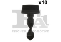 Clip, decorative/protective strip