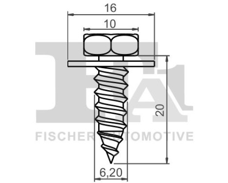 Clip, decorative/protective strip