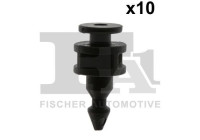 Clip, decorative/protective strip