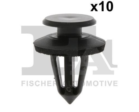 Clip, decorative/protective strip